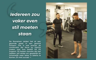 Iedereen zou vaker even stil moeten staan